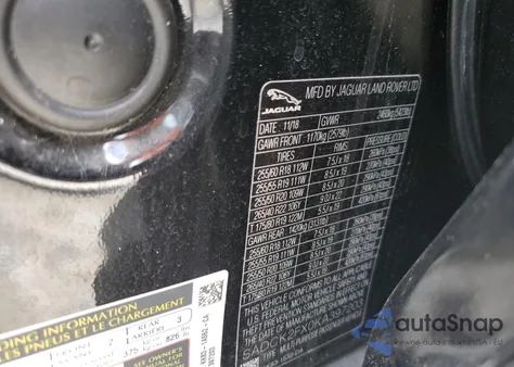 2019 Jaguar F-Pace Prestige z USA, uszkodzony, nr VIN SADCK2FX0KA397203